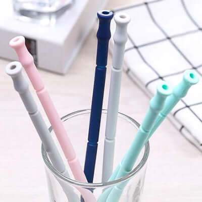 Foldable Silicone Straw Kit Corporate Gifts Singapore