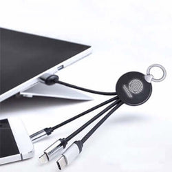 3 in 1 Fast Charging Cable (Round) Corporate Gifts Singapore
