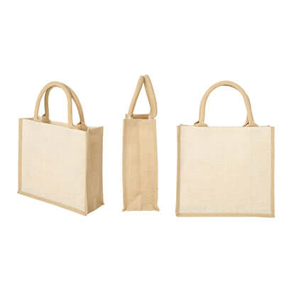 Eco Friendly Square Jute Bag Corporate Gifts Singapore