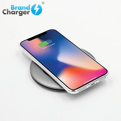 BrandCharger Powerwave fast charge Aluminium wireless charger Corporate Gifts Singapore