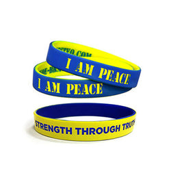 Custom Colour Coated Silicone Wristband Corporate Gifts Singapore