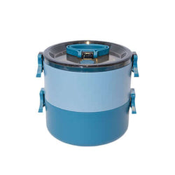 2 Tier Stainless Steel Lunchbox with Safety Lock Corporate Gifts Singapore