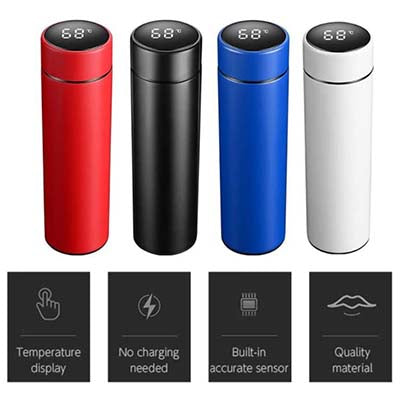 LED Temperature Display Stainless Steel Tumbler Corporate Gifts Singapore