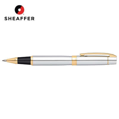 Sheaffer® 300 Chrome with Gold Trims Rollerball Pen Corporate Gifts Singapore