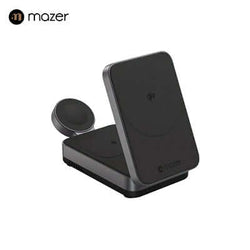 Mazer MagFold Trio Qi2 Certified 15W Foldable 3-in-1 Wireless Charger Corporate Gifts Singapore