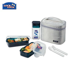 Lock & Lock 2-tier BPA Free Lunch Box and Water Bottle Set Corporate Gifts Singapore