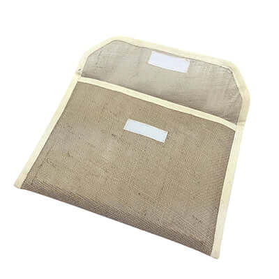 Eco Friendly A4 Jute Document Folder Corporate Gifts Singapore