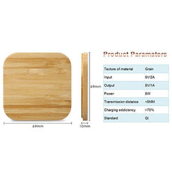Slim Wood Portable Qi Wireless Charger Corporate Gifts Singapore