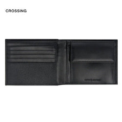 Crossing Elite Bi-fold Leather Wallet With Coin Pocket [13 Card Slots] RFID Corporate Gifts Singapore