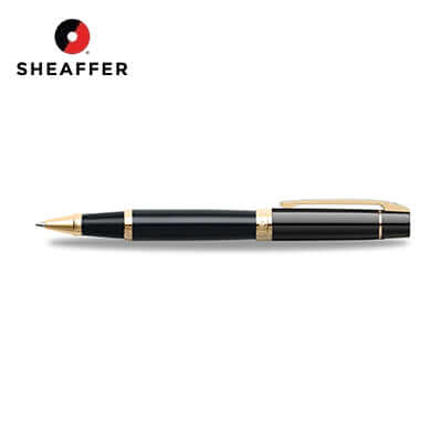 Sheaffer® 300 Glossy Black with Gold Trims Rollerball Pen