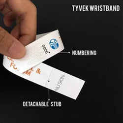 Tyvek Wristband with Detachable Stub Corporate Gifts Singapore