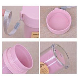 Eco-Friendly Wheat Straw Bottle with Strap Corporate Gifts Singapore