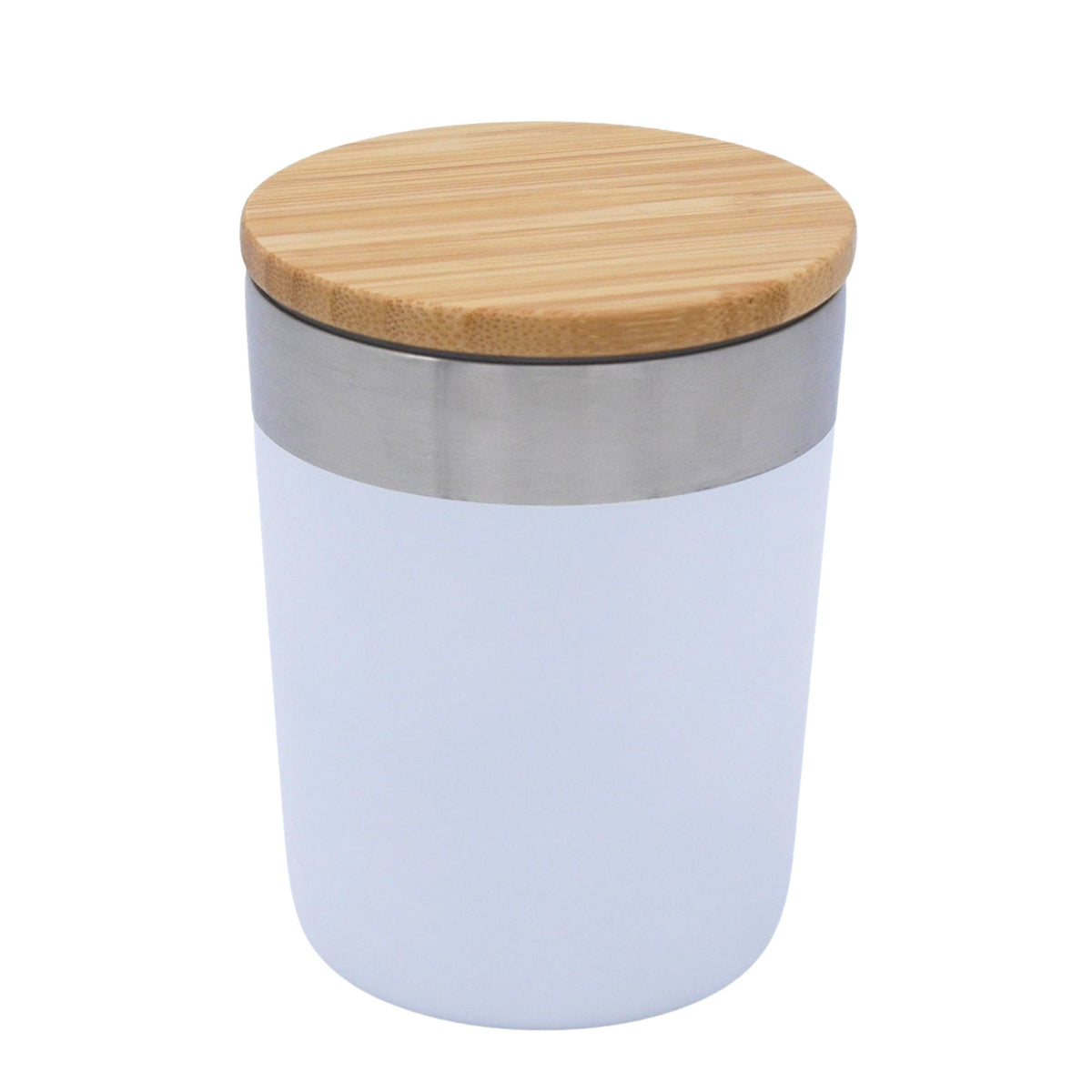 Vacuum Coffee Tumbler with Bamboo Lid Corporate Gifts Singapore