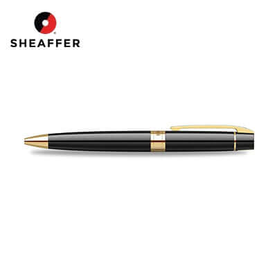 Sheaffer® Glossy Black Ballpoint Pen With Gold-tone Trim Corporate Gifts Singapore