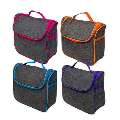 2 Tone Nylon Toiletries Bag Corporate Gifts Singapore