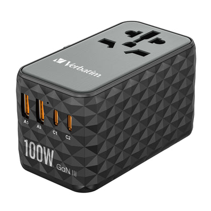 Verbatim 32121 GaN III 100W Universal Travel Adapter Corporate Gifts Singapore