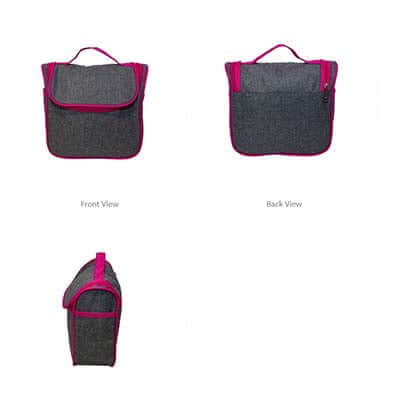 2 Tone Nylon Toiletries Bag Corporate Gifts Singapore