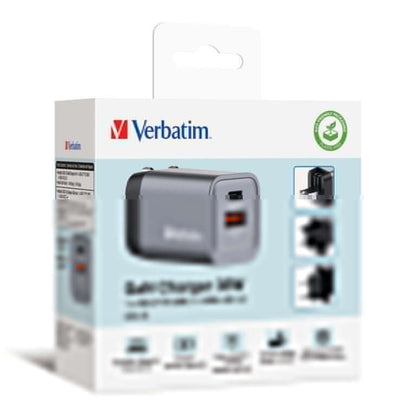 Verbatim 2-Port 35W GaN Charger 32200 Corporate Gifts Singapore