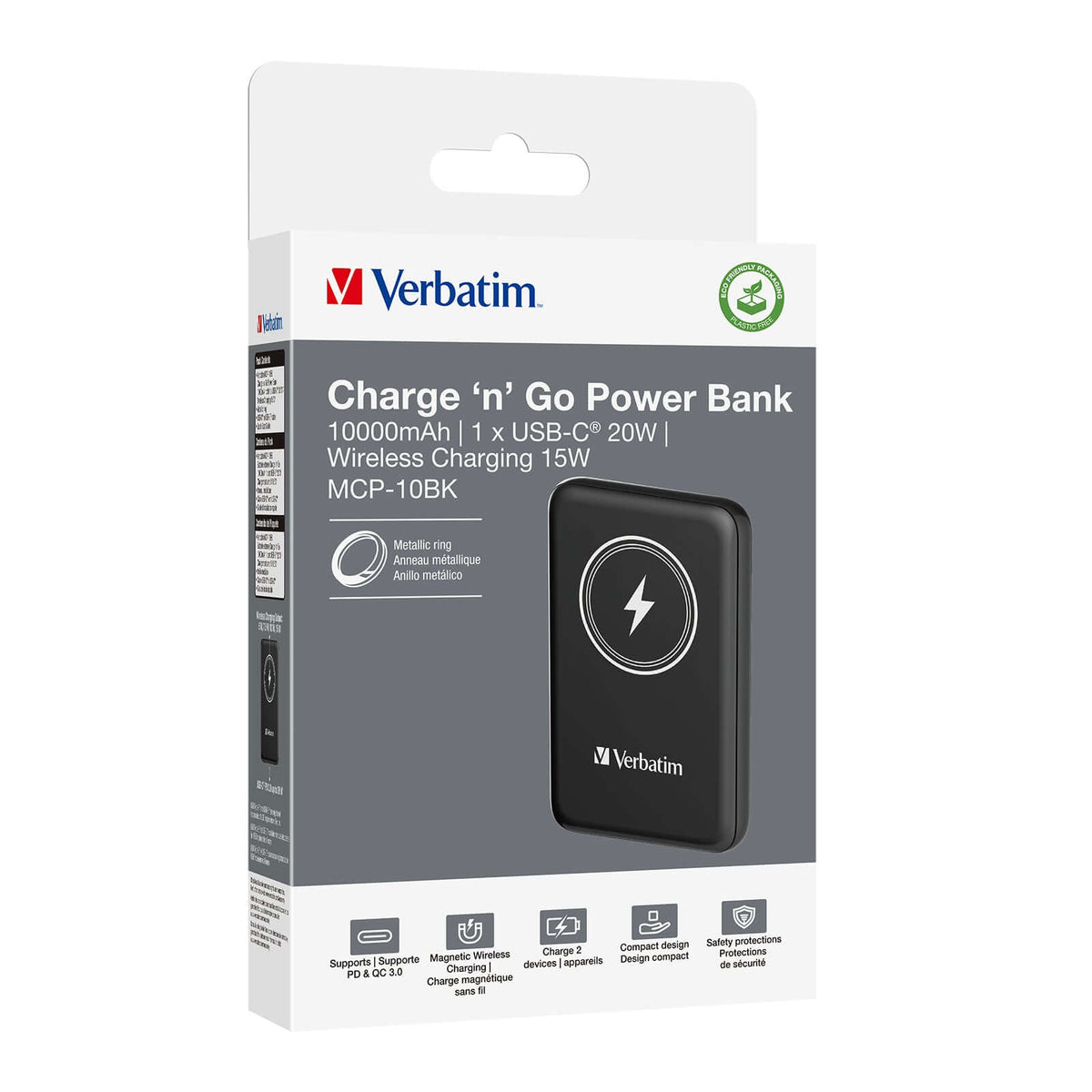 Verbatim 10000mAh Magnetic Wireless Power Bank (MCP-10) Corporate Gifts Singapore