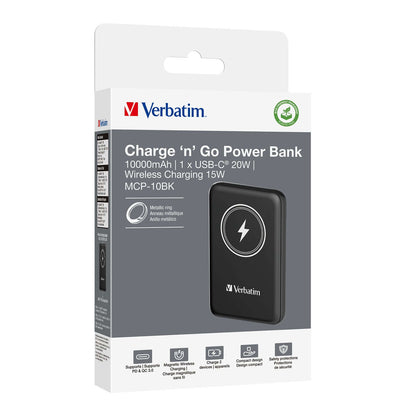 Verbatim 10000mAh Magnetic Wireless Power Bank (MCP-10) Corporate Gifts Singapore
