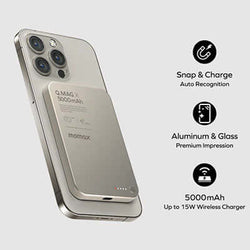 Momax Q.Mag X Magnetic Wireless Power Bank 5000mAh - Gen 2 Corporate Gifts Singapore
