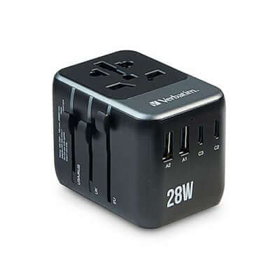 Verbatim 32122 Universal Travel Adapter 28W Corporate Gifts Singapore