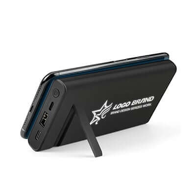 8000mAh Wireless Power Bank with Phone Stand Corporate Gifts Singapore