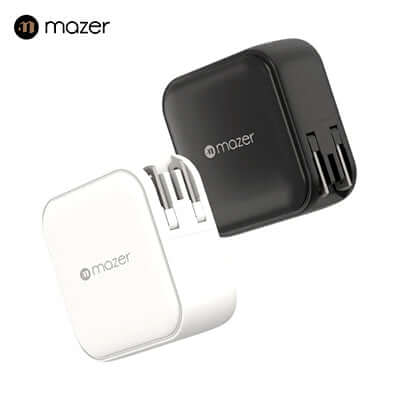 Mazer Compact 100W Gan Wall Charger with Travel Pins (4 Ports) Corporate Gifts Singapore