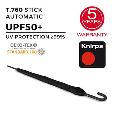 Knirps T.760 Stick Automatic Umbrella (UV Protection) Corporate Gifts Singapore