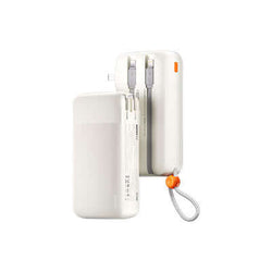 Remax RPP-E6 Powerbank with Wall Plug 20000mAh white portable charger