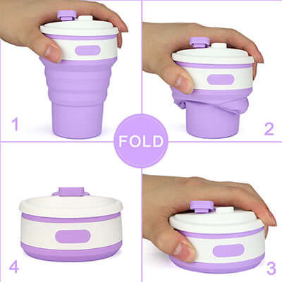 Foldable Telescopic Silicone Cup Corporate Gifts Singapore