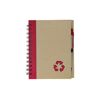 Eco-Friendly Recycled logo Cover Notepad with Pen Corporate Gifts Singapore
