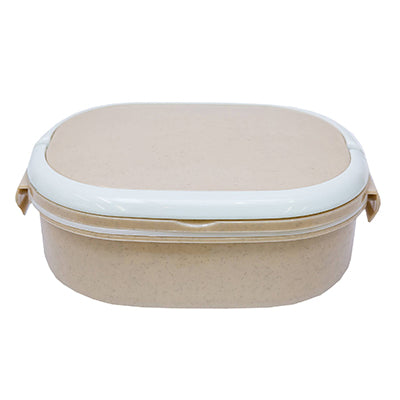 Oval Wheat Fiber Lunch Box with spoon Corporate Gifts Singapore