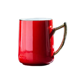 Ceramic Mug with Golden Handle Corporate Gifts Singapore