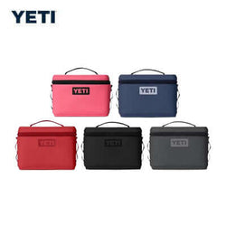 Yeti Daytrip® 9L Insulated Box in five color options, perfect for outdoor adventures and corporate gifts.