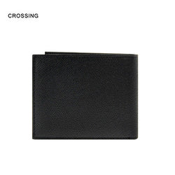 Crossing Bold Bi-fold Leather Wallet With Window And Coin Pocket RFID Corporate Gifts Singapore