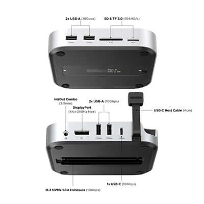 UGREEN Mac mini M4 Dock with 4K144Hz Display Port and SSD Enclosure Corporate Gift Singapore