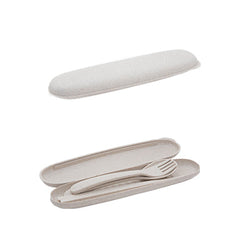 Eco Friendly Wheat Straw Portable Travel Cutlery Set Corporate Gifts Singapore