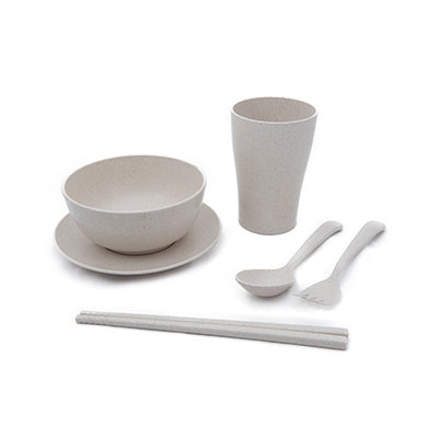 Eco Friendly Wheat Straw Cutlery Gift Set Corporate Gifts Singapore