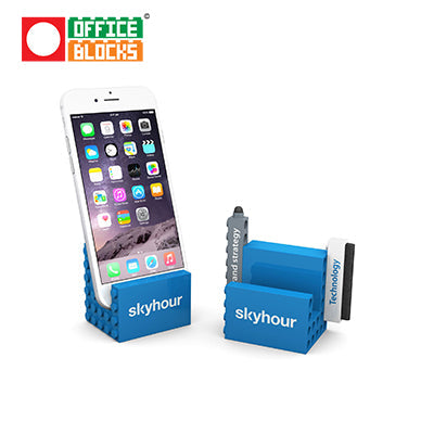 Office Blocks 3 in 1 Phone Stand Mobile Set Corporate Gifts Singapore
