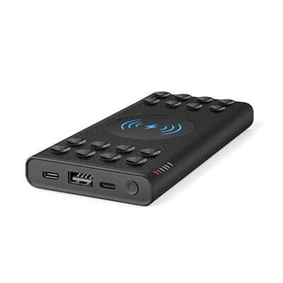 8000mAh Wireless Power Bank with Phone Stand Corporate Gifts Singapore