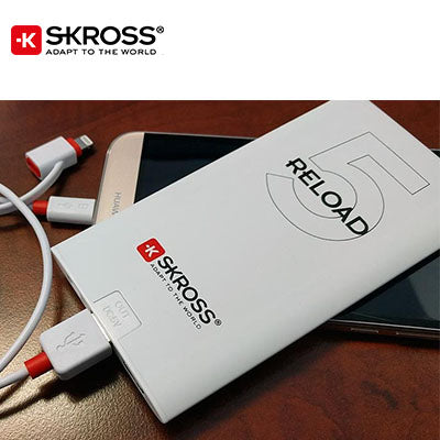SKROSS Reload 5 Power Bank - 5500 mAh Corporate Gifts Singapore