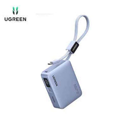 Ugreen PB584 CCC 10000mAh 33W PD Fast Charging Built-in Cable Powerbank with tangle-free USB-C cable.