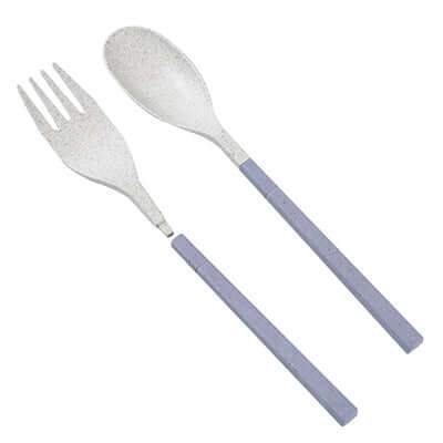 Compact Foldable Wheat Straw Cutlery Set Corporate Gifts Singapore