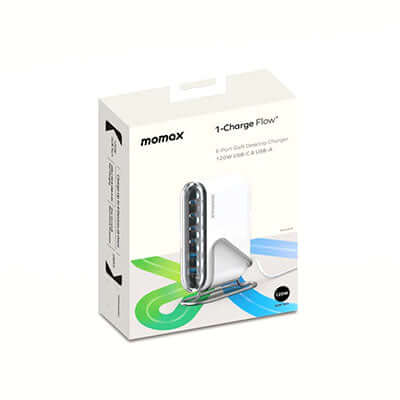 Momax 1-Charge Flow+ 6-Port GaN Charger 120W Corporate Gifts Singapore