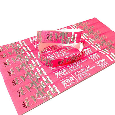 Tyvek Wristband with Barcode and Numbering Corporate Gifts Singapore