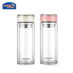 Lock & Lock Double Wall Glass Water Bottle 300ml Corporate Gifts Singapore