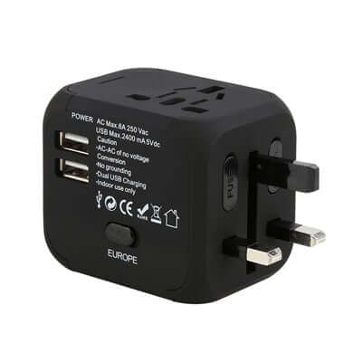 4 plugs Universal Travel Adaptor Corporate Gifts Singapore