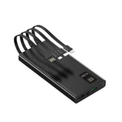 10000mAh 22.5W Super Quick Charge Powerbank with Built-in Cables - Giftmart.sg