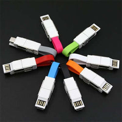 4 in 1 Magnetic Keychain USB Charging Cable Corporate Gifts Singapore